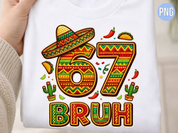 Download 67 Bruh Sombrero Mexican Style PNG - Premium Resources
