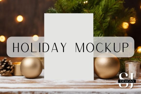 Download Cozy Holiday Invitation Mockup - Holiday invitation Collection