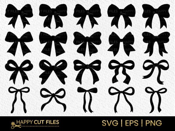 Download Ribbon Bow Coquette Laser Cut Svg Bundle - Ribbon Collection